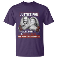 Justice for Alex Pretti and Renee Good T Shirt We Won’t Be Silenced Minnesota Resistance Protest