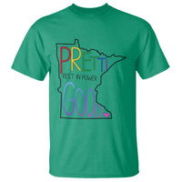 Pretti Good Minnesota Tribute T Shirt Rest in Power Rainbow Memorial
