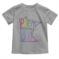 Pretti Good Minnesota Tribute Toddler T Shirt Rest in Power Rainbow Memorial