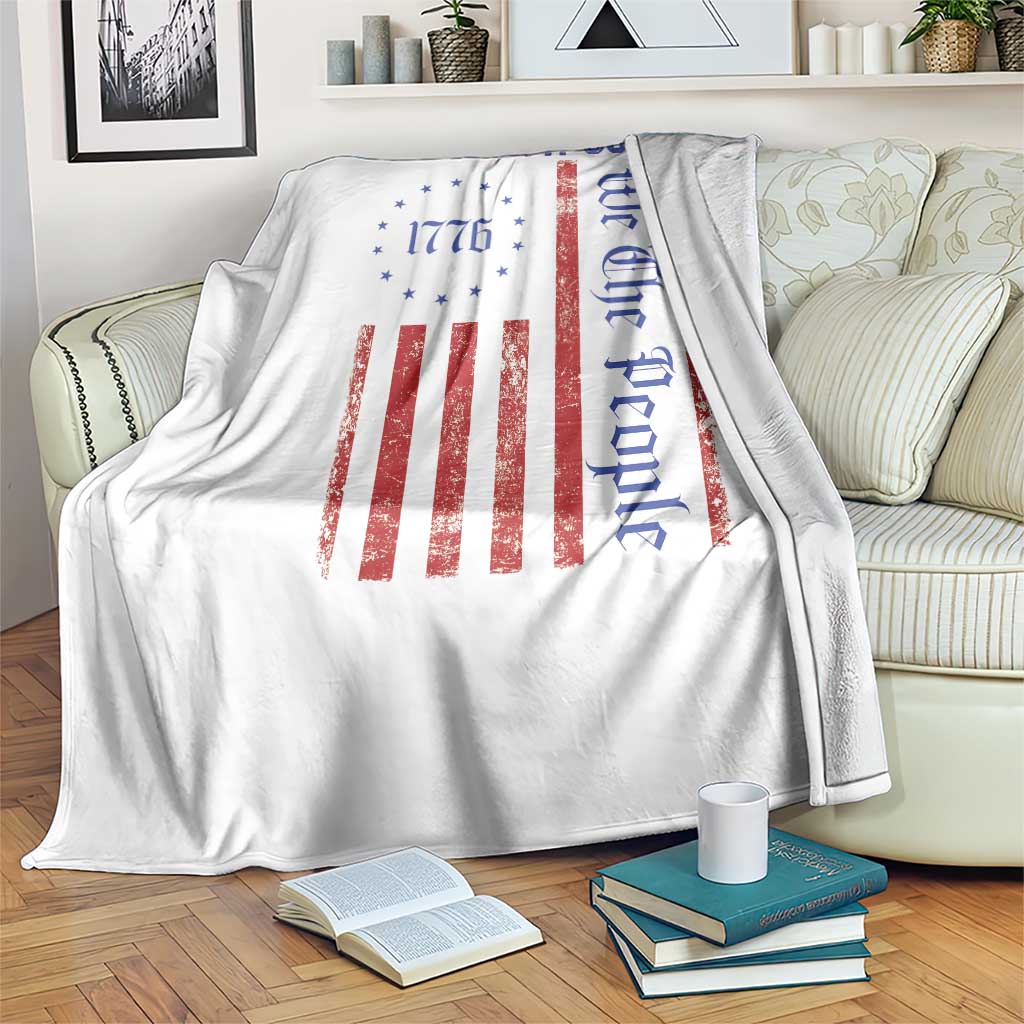 Be Pretti Good 1776 Flag Throw Blanket We The People Patriotic Protest
