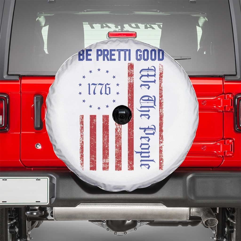 Be Pretti Good 1776 Flag Spare Tire Cover We The People Patriotic Protest