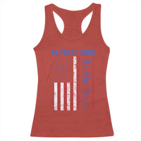 Be Pretti Good 1776 Flag Racerback Tank Top We The People Patriotic Protest