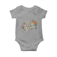 Be Pretti Good Floral Baby Onesie Retro Empowerment Statement