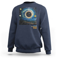 Total Solar Eclipse Sweatshirt April 8 2024 Starry Night Totality - Wonder Print Shop