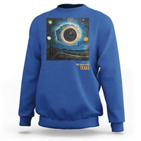Total Solar Eclipse Sweatshirt April 8 2024 Starry Night Totality - Wonder Print Shop