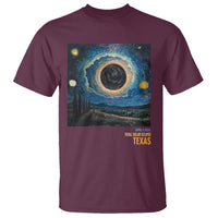Total Solar Eclipse T Shirt April 8 2024 Starry Night Totality - Wonder Print Shop