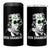 Funny St Patrick's Day Ben Dranking 4 in 1 Can Cooler Tumbler Benjamin Franklin Retro Saint Paddy's Day