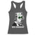 Funny St Patrick's Day Ben Dranking Racerback Tank Top Benjamin Franklin Retro Saint Paddy's Day