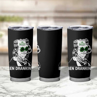 Funny St Patrick's Day Ben Dranking Tumbler Cup Benjamin Franklin Retro Saint Paddy's Day