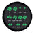 Funny Shamrock Fraction Spare Tire Cover St Patrick's Day Math Lover