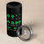Funny Shamrock Fraction 4 in 1 Can Cooler Tumbler St Patrick's Day Math Lover