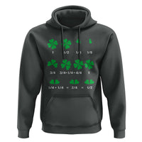 Funny Shamrock Fraction Hoodie St Patrick's Day Math Lover