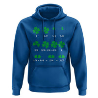 Funny Shamrock Fraction Hoodie St Patrick's Day Math Lover