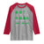Funny Shamrock Fraction Raglan Shirt St Patrick's Day Math Lover
