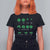 Funny Shamrock Fraction T Shirt For Women St Patrick's Day Math Lover