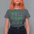 Funny Shamrock Fraction T Shirt For Women St Patrick's Day Math Lover