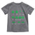 Funny Shamrock Fraction Toddler T Shirt St Patrick's Day Math Lover