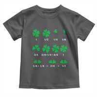 Funny Shamrock Fraction Toddler T Shirt St Patrick's Day Math Lover