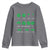 Funny Shamrock Fraction Youth Sweatshirt St Patrick's Day Math Lover