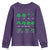 Funny Shamrock Fraction Youth Sweatshirt St Patrick's Day Math Lover