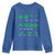 Funny Shamrock Fraction Youth Sweatshirt St Patrick's Day Math Lover