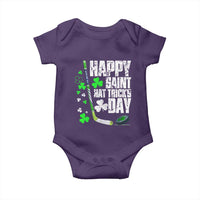 St. Patrick's Day Ice Hockey Baby Onesie Happy Saint Hat Trick's Lucky Shamrocks