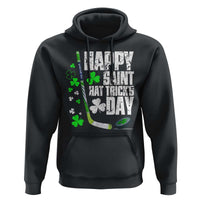 St. Patrick's Day Ice Hockey Hoodie Happy Saint Hat Trick's Lucky Shamrocks