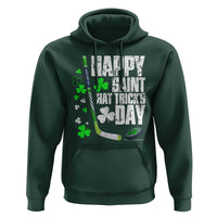 St. Patrick's Day Ice Hockey Hoodie Happy Saint Hat Trick's Lucky Shamrocks