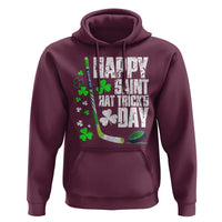 St. Patrick's Day Ice Hockey Hoodie Happy Saint Hat Trick's Lucky Shamrocks