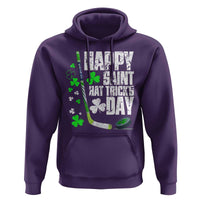 St. Patrick's Day Ice Hockey Hoodie Happy Saint Hat Trick's Lucky Shamrocks