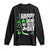 St. Patrick's Day Ice Hockey Long Sleeve Shirt Happy Saint Hat Trick's Lucky Shamrocks