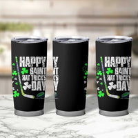St. Patrick's Day Ice Hockey Tumbler Cup Happy Saint Hat Trick's Lucky Shamrocks