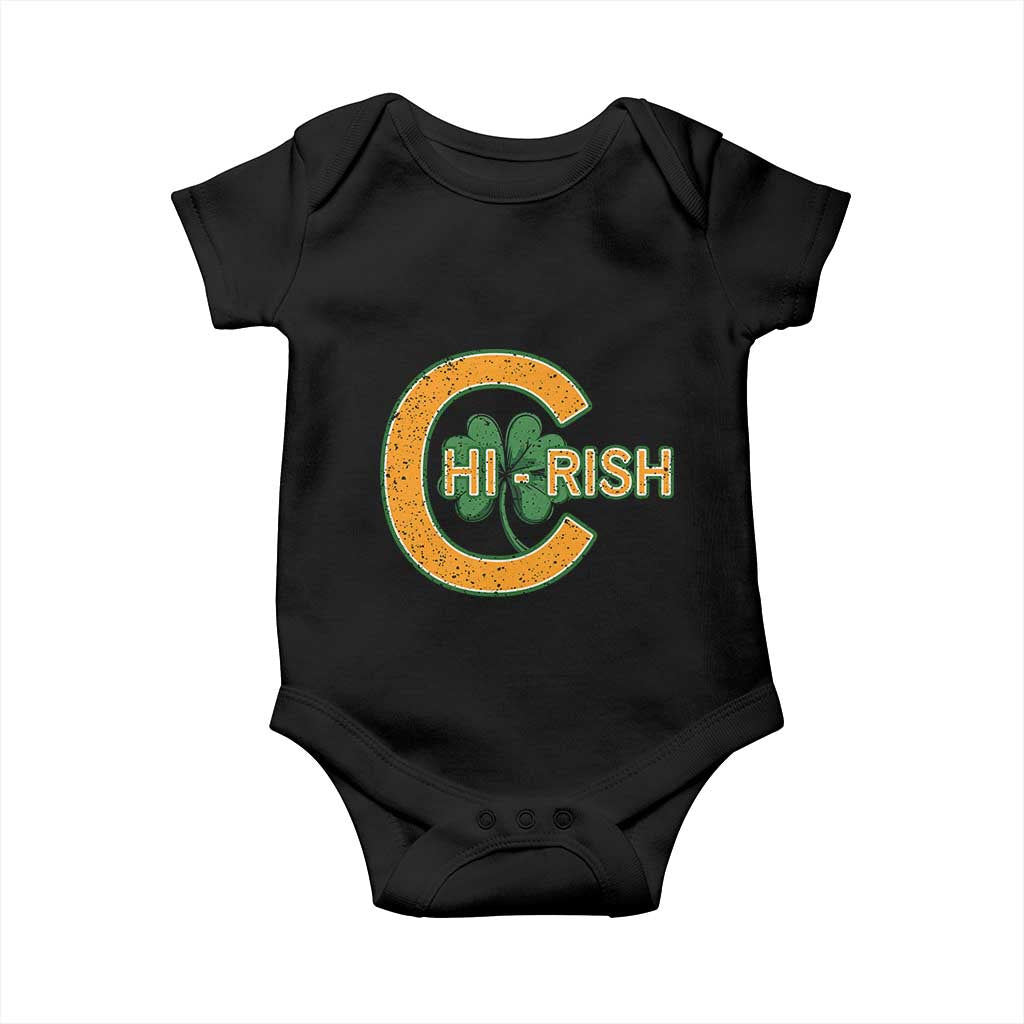 Chicago Irish Chirish Baby Onesie Happy Saint Patrick's Day Lucky Shamrock