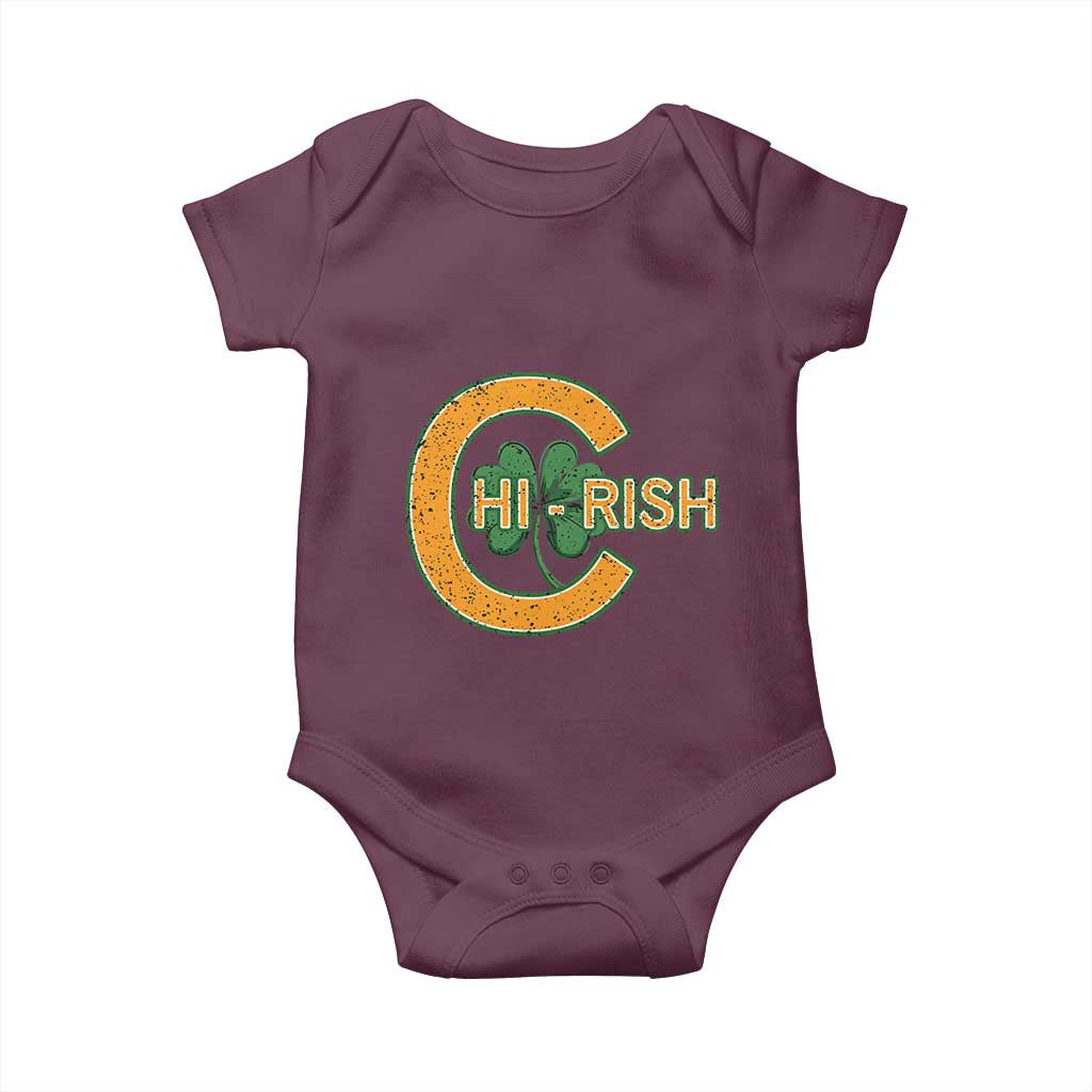 Chicago Irish Chirish Baby Onesie Happy Saint Patrick's Day Lucky Shamrock