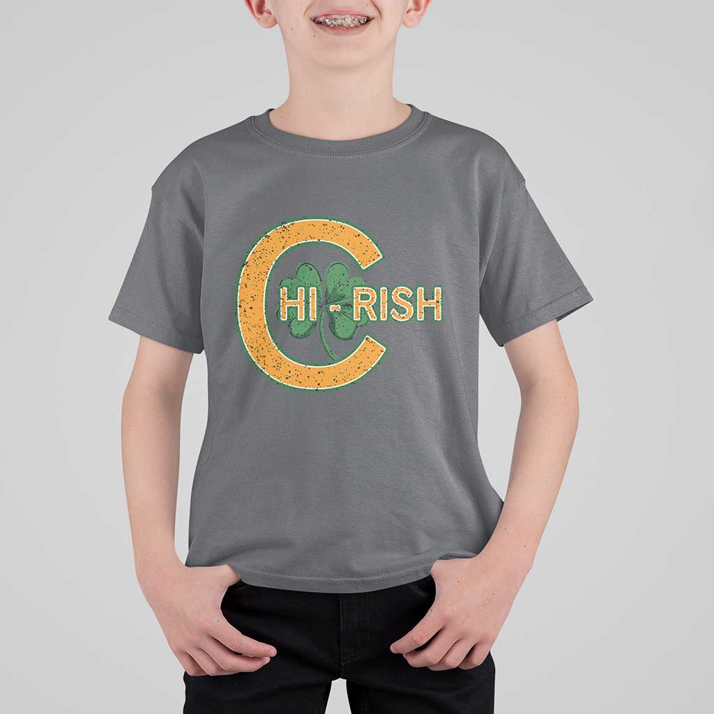 Chicago Irish Chirish T Shirt For Kid Happy Saint Patrick's Day Lucky Shamrock