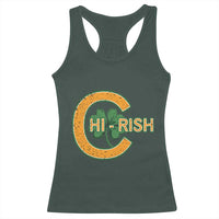Chicago Irish Chirish Racerback Tank Top Happy Saint Patrick's Day Lucky Shamrock