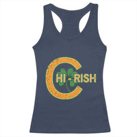 Chicago Irish Chirish Racerback Tank Top Happy Saint Patrick's Day Lucky Shamrock