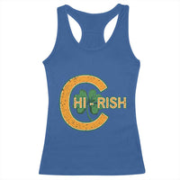 Chicago Irish Chirish Racerback Tank Top Happy Saint Patrick's Day Lucky Shamrock