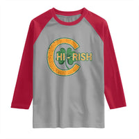 Chicago Irish Chirish Raglan Shirt Happy Saint Patrick's Day Lucky Shamrock