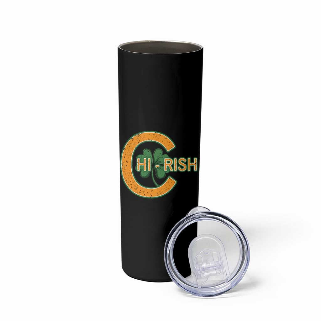 Chicago Irish Chirish Skinny Tumbler Happy Saint Patrick's Day Lucky Shamrock