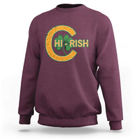 Chicago Irish Chirish Sweatshirt Happy Saint Patrick's Day Lucky Shamrock