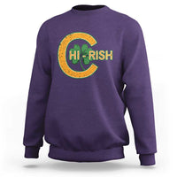 Chicago Irish Chirish Sweatshirt Happy Saint Patrick's Day Lucky Shamrock