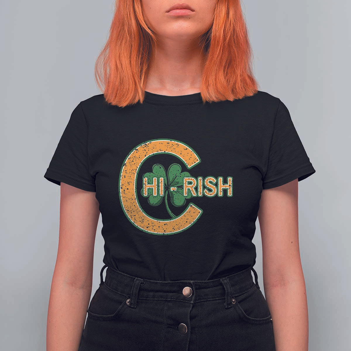Chicago Irish Chirish T Shirt For Women Happy Saint Patrick's Day Lucky Shamrock