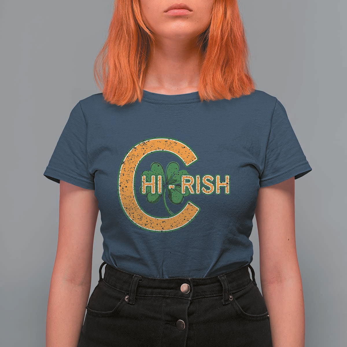 Chicago Irish Chirish T Shirt For Women Happy Saint Patrick's Day Lucky Shamrock