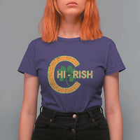 Chicago Irish Chirish T Shirt For Women Happy Saint Patrick's Day Lucky Shamrock
