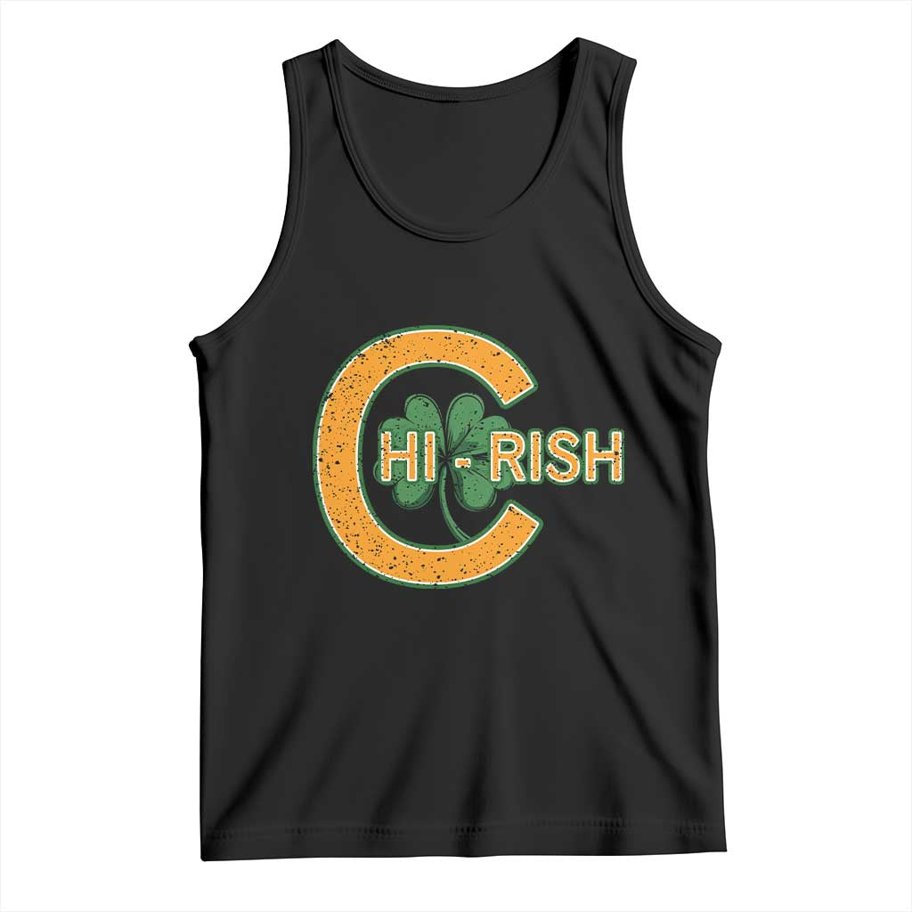 Chicago Irish Chirish Tank Top Happy Saint Patrick's Day Lucky Shamrock