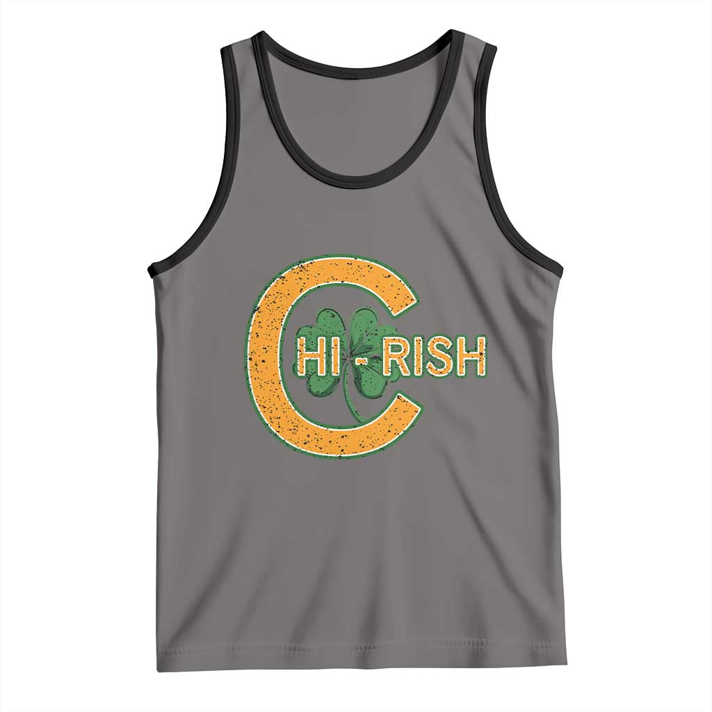 Chicago Irish Chirish Tank Top Happy Saint Patrick's Day Lucky Shamrock