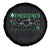 Funny St Patricks Day ER Nurse Spare Tire Cover Emergency Department Lucky Shamrocks