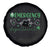 Funny St Patricks Day ER Nurse Spare Tire Cover Emergency Department Lucky Shamrocks