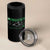 Funny St Patricks Day ER Nurse 4 in 1 Can Cooler Tumbler Emergency Department Lucky Shamrocks